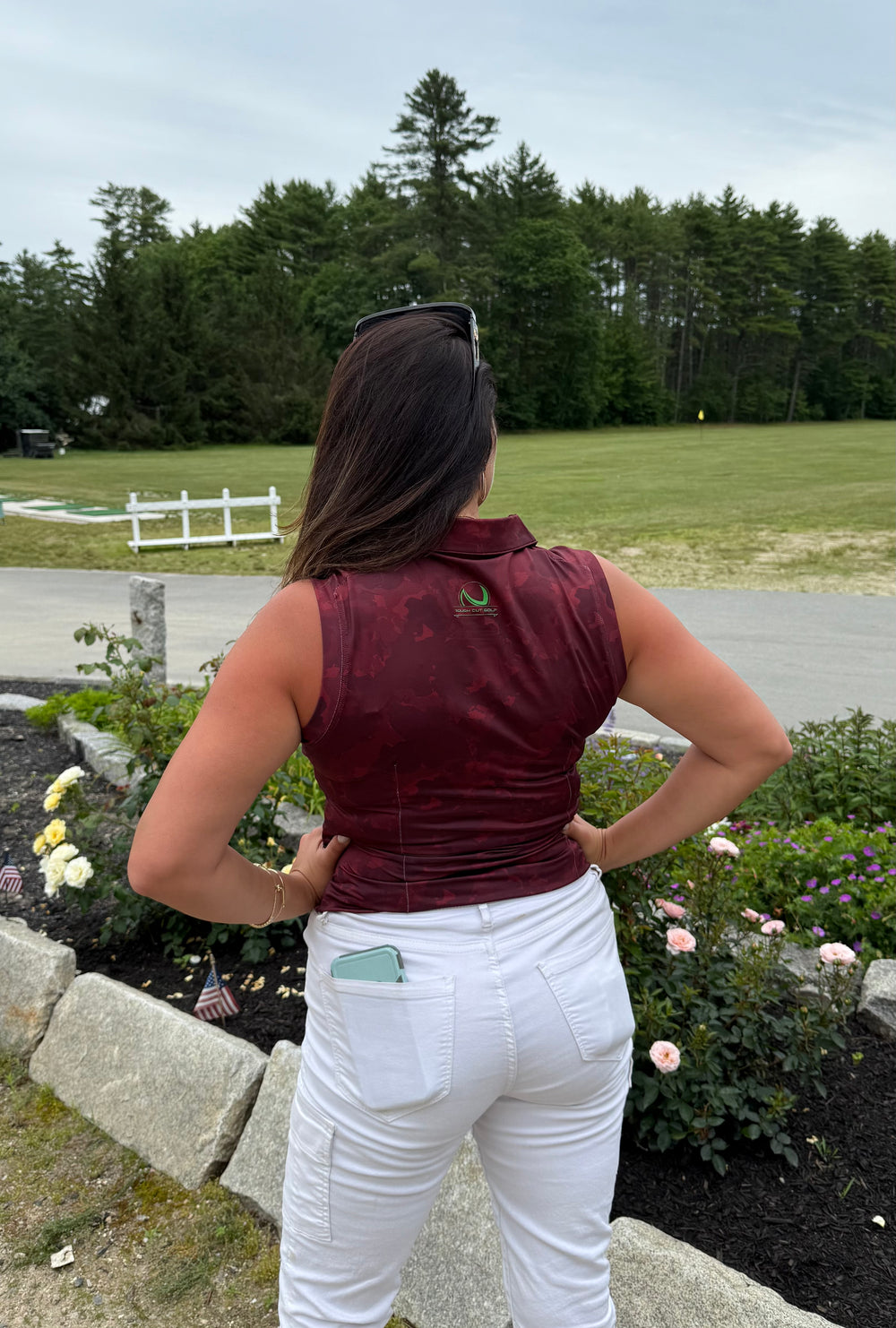 Ladies Lakes Camo Polo